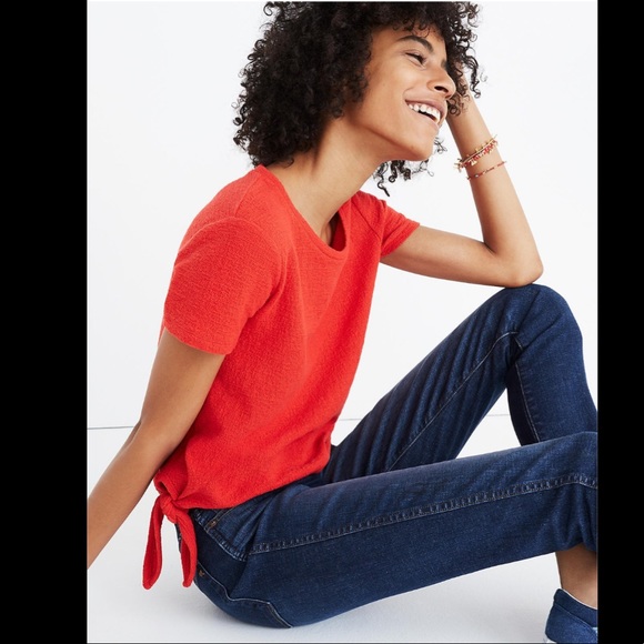 Madewell Tops - Madewell modern side tie shirt